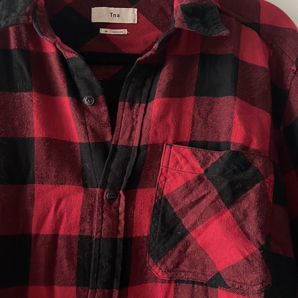 ARITZIA-TNA Plaid Shirt - Picture 3 of 4